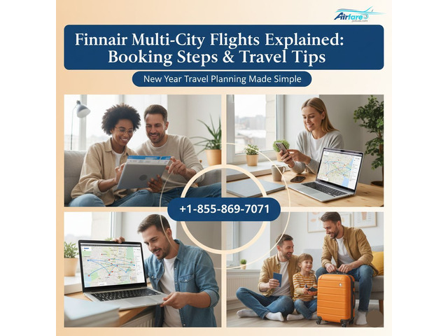 Flexible Finnair Travel Across Cities | +1-855-869-7071