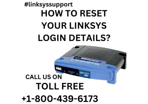 How do I reset my Linksys login details | +1-800-439-6173 |