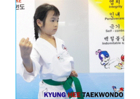 TKD teaches students to strive with determination and perseverance