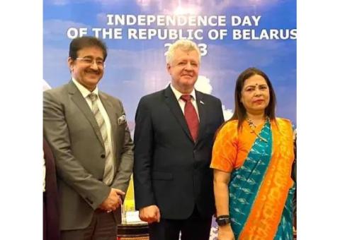 Sandeep Marwah Special Guest at Belarus Independence Day