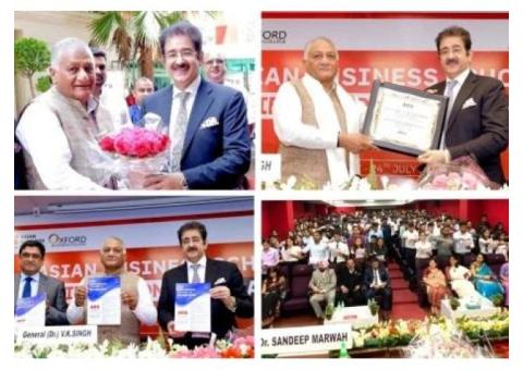 Gen V K Singh Inaugurates New Session of Asian Business School