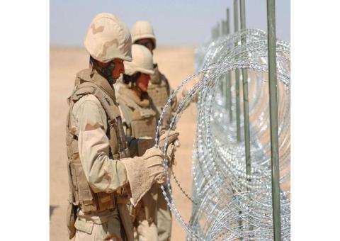 Razor wire installation in Rowland Heights