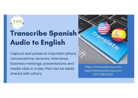 Transcribe Spanish Audio to English