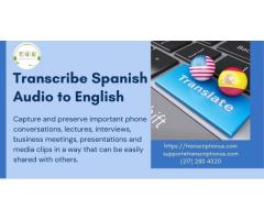 Transcribe Spanish Audio to English