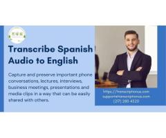 Transcribe Spanish Audio to English