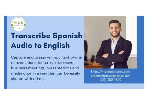 Transcribe Spanish Audio to English