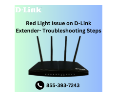 Red Light Issue on D-Link Extender- Troubleshooting Steps