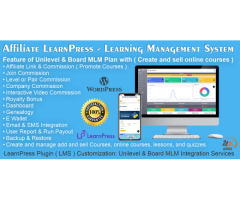 Board and Unilevel MLM LearnPress - Interactive Video Commission