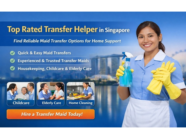 Top Rated Transfer Helper in Singapore for Reliable Domestic Help