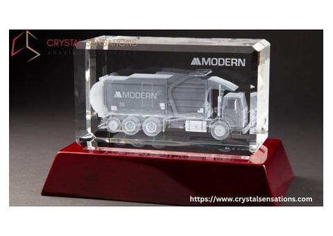 Luxury Crystal Awards with Engraving for Business Honors