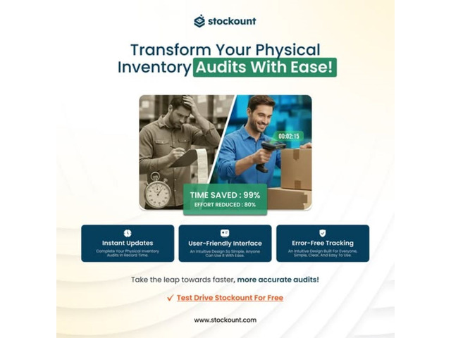 Reduce stock mismatches with verified inventory counting