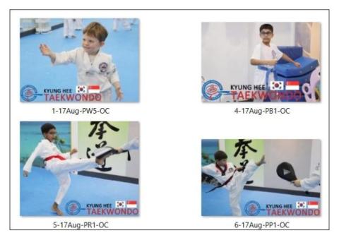 TKD trains students how 2seize the right time 2hit on moving targets
