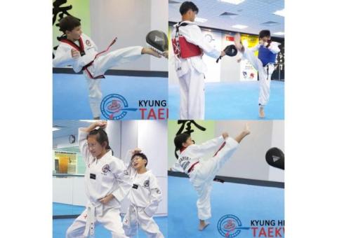 TKD consistent training helps  students increased speed and power