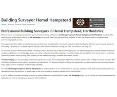 Building Surveyoring Services