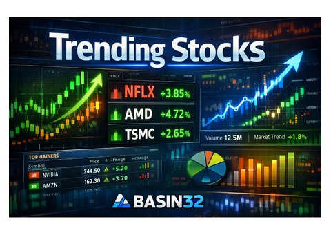 Find Today’s Top Trending Stocks Instantly with Basin32