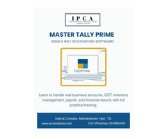 Become a Skilled Accountant with Book-Keeping & Tally Prime!