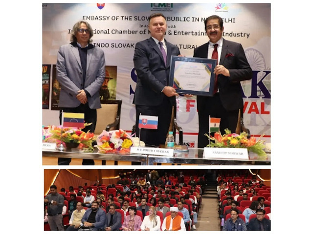 Slovakia Recognises Dr. Sandeep Marwah for Strengthening Indo–Slovak