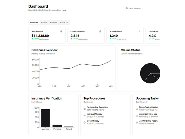 Mental Health Billing Services