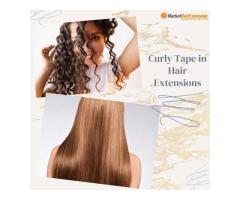 Curly Tape in Hair Extensions in USA