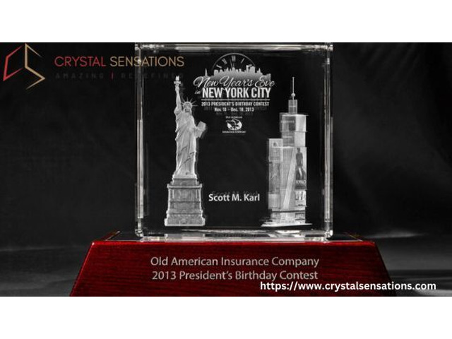 Premium Custom Crystal Trophy for Corporate Awards