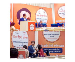 Dr. Sandeep Marwah Honoured for Promoting Hindi Worldwide-Speaks