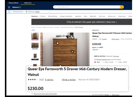 Walmart Data Scraping Services | Walmart Product Data Scraper