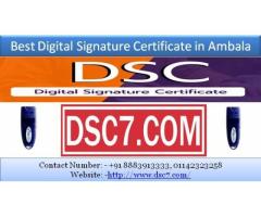 Get Apply Digital Signature Certificate Provider in Ambala