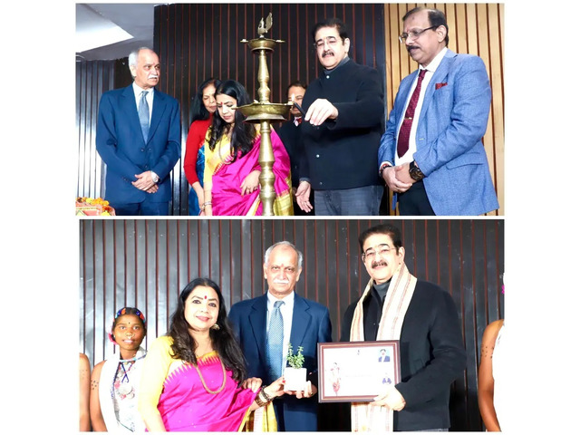 Sandeep Marwah Inaugurates and Receives Honour at Odisha