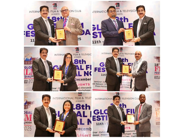 18th Global Film Festival Noida Honours International Dignitaries