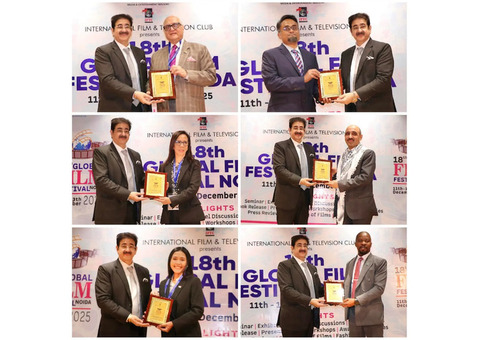 18th Global Film Festival Noida Honours International Dignitaries