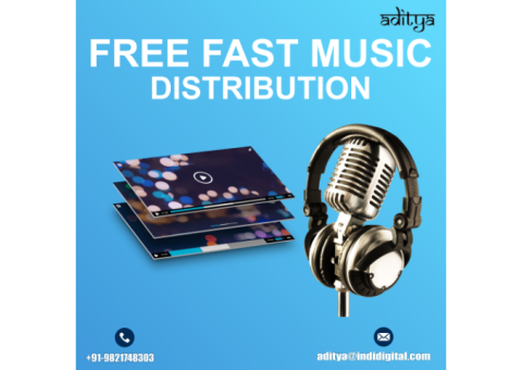 We Offered free fast music distribution