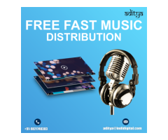 We Offered free fast music distribution