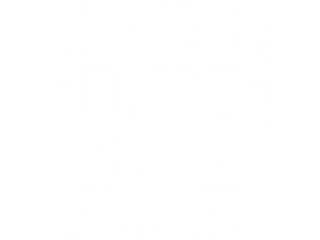 Premium Excuse Dont Burn Calories DTF Transfer for Casual Wear
