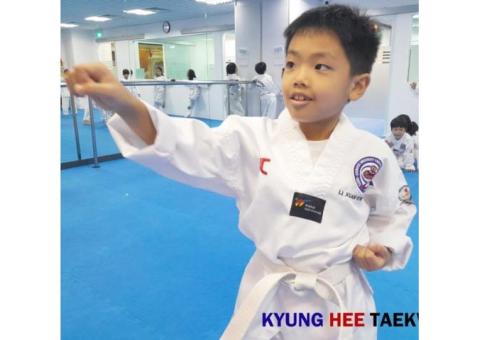 Students improve their wellbeing by learning Taekwondo