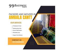 Packers and Movers in Ambala Cantt