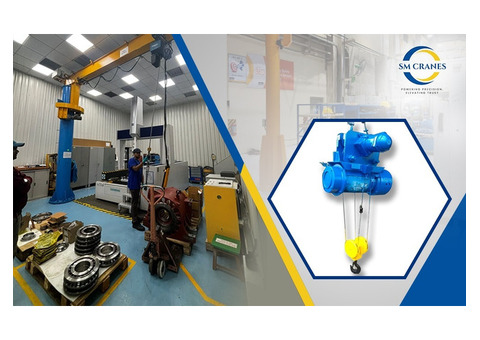 Industrial Electrical Hoist Crane Pune – SM Cranes