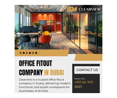 Office Fitout Company in Dubai | Clearview Interior Solutions
