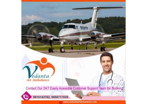 Vedanta Air Ambulance from Kolkata for Secure Patient Transfer