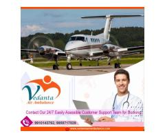 Vedanta Air Ambulance from Kolkata for Secure Patient Transfer