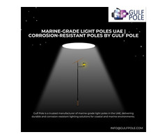 High-Quality Street Light Poles in UAE for Urban Projects