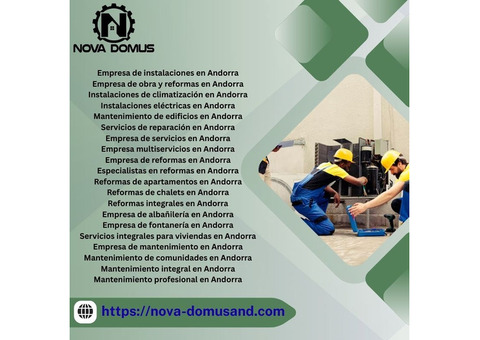 Empresa de mantenimiento en Andorra