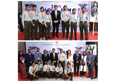 AAFT Scouts and Guides Render Impressive Guard of Honour at 18th GFFN