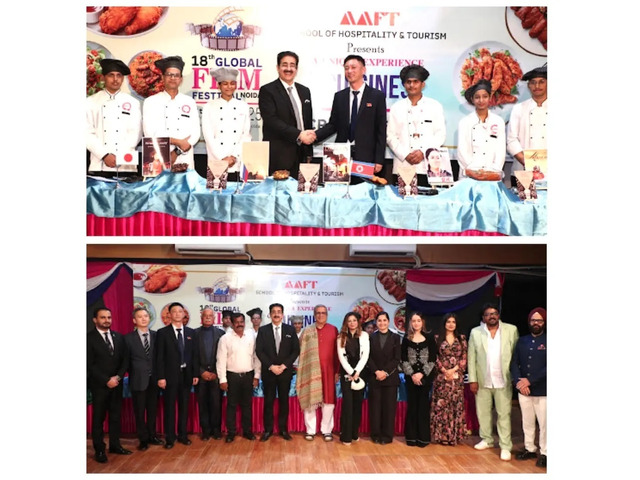 Cuisine of DPR Korea Showcased at 18th Global Film Festival Noida