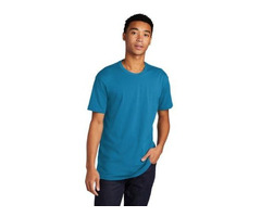 Durable Embroidered Purple Rush Cotton Tee for Branded Wear