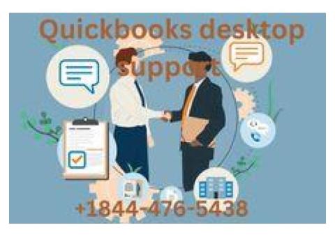 QuickBooks DESKTOP support number +1-844-476-5438