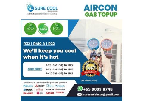 Best Aircon Gas Top Service Singapore