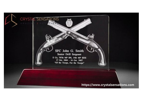 Premium Crystal Engraved Awards for Special Recognition