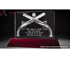 Premium Crystal Engraved Awards for Special Recognition