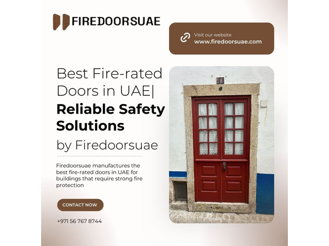 Best Fire-rated Doors in UAE | Reliable Safety Solutions