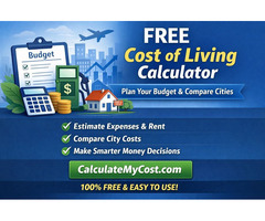 Estimate Your Living Costs Instantly – Free Budgeting Tools